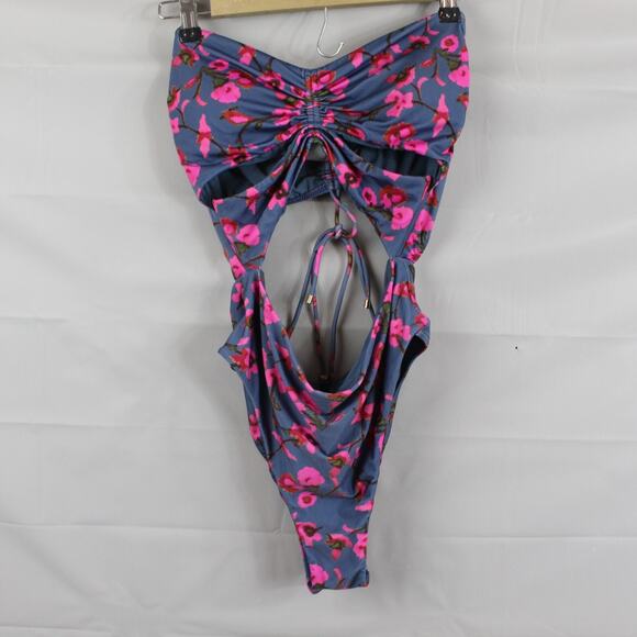 Vix Swimsuit Large Georgia One Piece Fiore Floral Colorful Summer Pool Beach - Picture 4 of 13